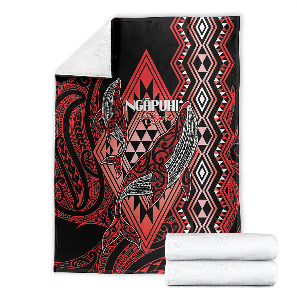Aotearoa Iwi Ngapuhi Blanket NZ Maori Humpback Whale Taniko Motifs