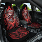 Aotearoa Iwi Ngapuhi Car Seat Cover NZ Maori Humpback Whale Taniko Motifs