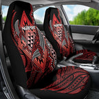 Aotearoa Iwi Ngapuhi Car Seat Cover NZ Maori Humpback Whale Taniko Motifs