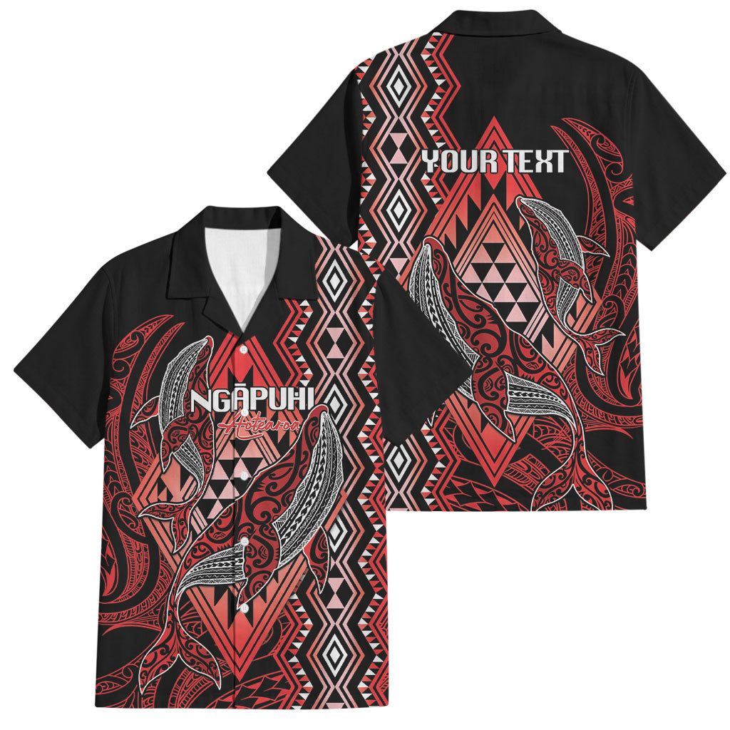 Aotearoa Iwi Ngapuhi Personalised Family Matching Summer Maxi Dress and Hawaiian Shirt NZ Maori Humpback Whale Taniko Motifs