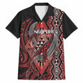 Aotearoa Iwi Ngapuhi Personalised Hawaiian Shirt NZ Maori Humpback Whale Taniko Motifs