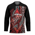 Aotearoa Iwi Ngapuhi Personalised Hockey Jersey NZ Maori Humpback Whale Taniko Motifs