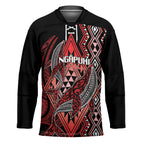 Aotearoa Iwi Ngapuhi Personalised Hockey Jersey NZ Maori Humpback Whale Taniko Motifs