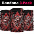 Aotearoa Iwi Ngapuhi Neck Gaiter NZ Maori Humpback Whale Taniko Motifs