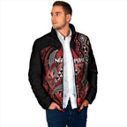 Aotearoa Iwi Ngapuhi Personalised Padded Jacket NZ Maori Humpback Whale Taniko Motifs
