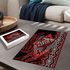 Aotearoa Iwi Ngapuhi Puzzle NZ Maori Humpback Whale Taniko Motifs