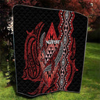 Aotearoa Iwi Ngapuhi Quilt NZ Maori Humpback Whale Taniko Motifs