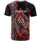 Aotearoa Iwi Ngapuhi Personalised T Shirt NZ Maori Humpback Whale Taniko Motifs