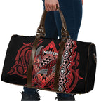 Aotearoa Iwi Ngapuhi Travel Bag NZ Maori Humpback Whale Taniko Motifs