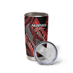 Aotearoa Iwi Ngapuhi Personalised Tumbler Cup NZ Maori Humpback Whale Taniko Motifs