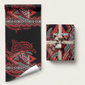 Aotearoa Iwi Ngapuhi Wrapping Paper NZ Maori Humpback Whale Taniko Motifs
