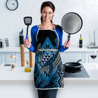 Aotearoa Iwi Ngati Porou Apron NZ Maori Humpback Whale Taniko Motifs