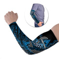 Aotearoa Iwi Ngati Porou Personalised Arm Sleeves NZ Maori Humpback Whale Taniko Motifs
