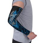 Aotearoa Iwi Ngati Porou Personalised Arm Sleeves NZ Maori Humpback Whale Taniko Motifs