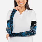 Aotearoa Iwi Ngati Porou Personalised Arm Sleeves NZ Maori Humpback Whale Taniko Motifs