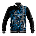 Aotearoa Iwi Ngati Porou Personalised Baseball Jacket NZ Maori Humpback Whale Taniko Motifs