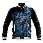 Aotearoa Iwi Ngati Porou Personalised Baseball Jacket NZ Maori Humpback Whale Taniko Motifs