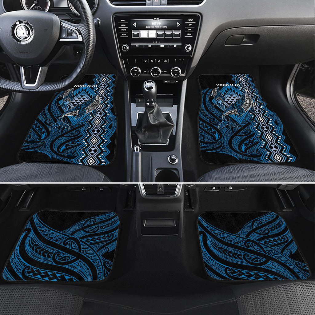 Aotearoa Iwi Ngati Porou Personalised Car Mats NZ Maori Humpback Whale Taniko Motifs