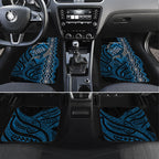 Aotearoa Iwi Ngati Porou Personalised Car Mats NZ Maori Humpback Whale Taniko Motifs