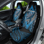 Aotearoa Iwi Ngati Porou Car Seat Cover NZ Maori Humpback Whale Taniko Motifs
