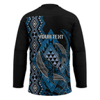 Aotearoa Iwi Ngati Porou Personalised Hockey Jersey NZ Maori Humpback Whale Taniko Motifs