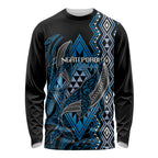 Aotearoa Iwi Ngati Porou Personalised Long Sleeve Shirt NZ Maori Humpback Whale Taniko Motifs
