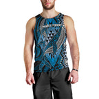 Aotearoa Iwi Ngati Porou Personalised Men Tank Top NZ Maori Humpback Whale Taniko Motifs
