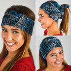 Aotearoa Iwi Ngati Porou Neck Gaiter NZ Maori Humpback Whale Taniko Motifs