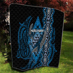 Aotearoa Iwi Ngati Porou Quilt NZ Maori Humpback Whale Taniko Motifs