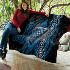 Aotearoa Iwi Ngati Porou Quilt NZ Maori Humpback Whale Taniko Motifs