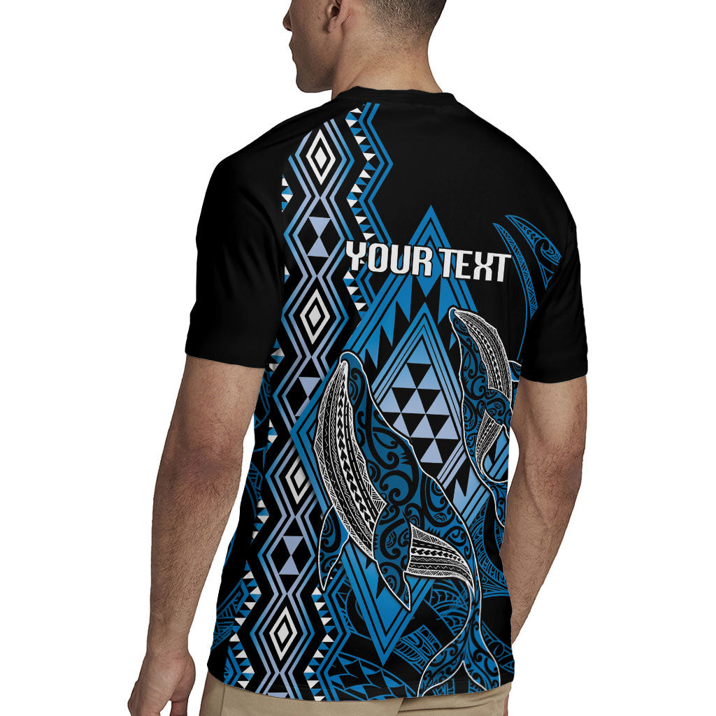 Aotearoa Iwi Ngati Porou Personalised Rugby Jersey NZ Maori Humpback Whale Taniko Motifs