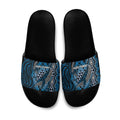 Aotearoa Iwi Ngati Porou Slide Sandals NZ Maori Humpback Whale Taniko Motifs