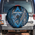 Aotearoa Iwi Ngati Porou Spare Tire Cover NZ Maori Humpback Whale Taniko Motifs