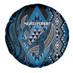 Aotearoa Iwi Ngati Porou Spare Tire Cover NZ Maori Humpback Whale Taniko Motifs