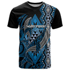 Aotearoa Iwi Ngati Porou Personalised T Shirt NZ Maori Humpback Whale Taniko Motifs