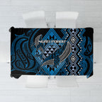 Aotearoa Iwi Ngati Porou Tablecloth NZ Maori Humpback Whale Taniko Motifs