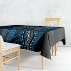Aotearoa Iwi Ngati Porou Tablecloth NZ Maori Humpback Whale Taniko Motifs