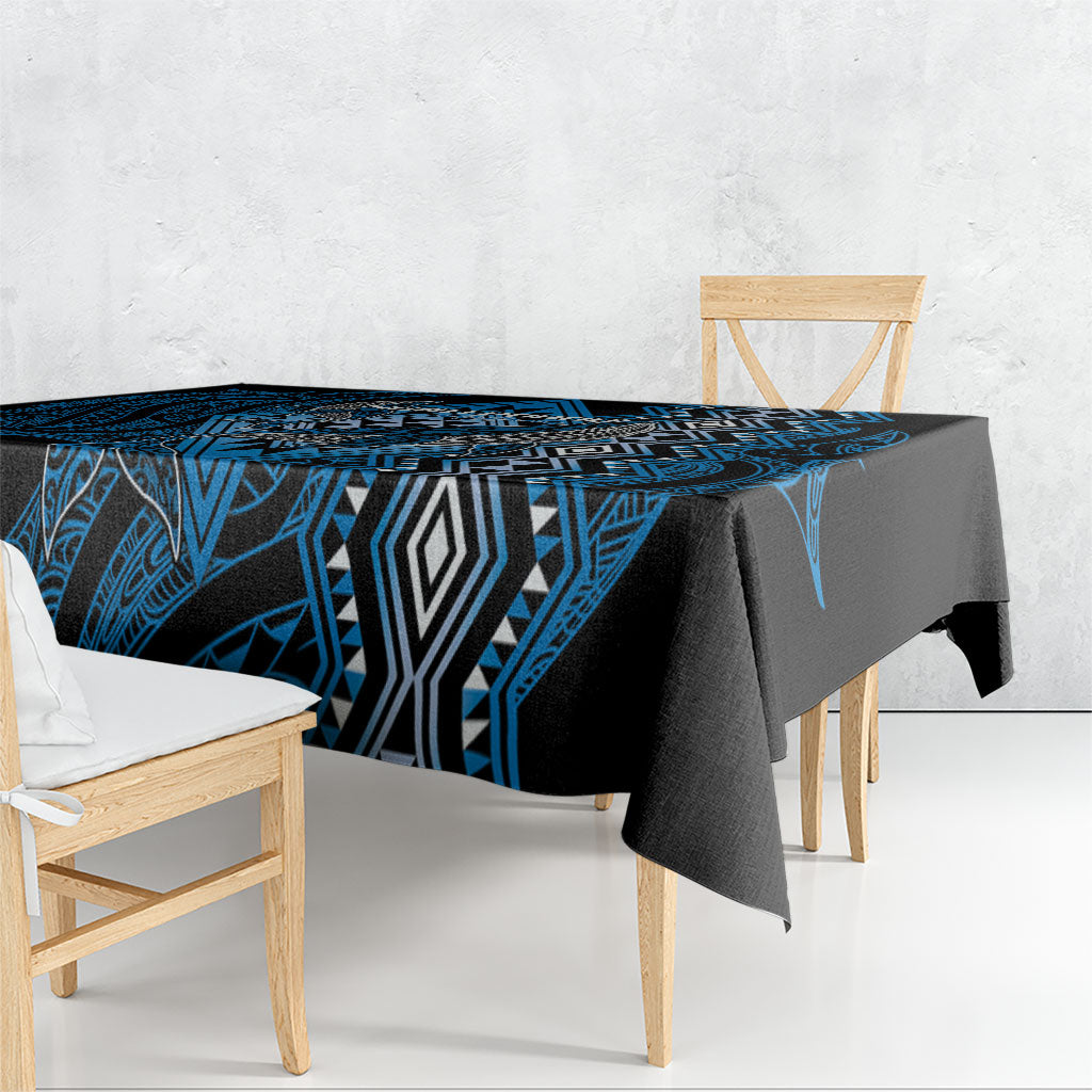 Aotearoa Iwi Ngati Porou Tablecloth NZ Maori Humpback Whale Taniko Motifs