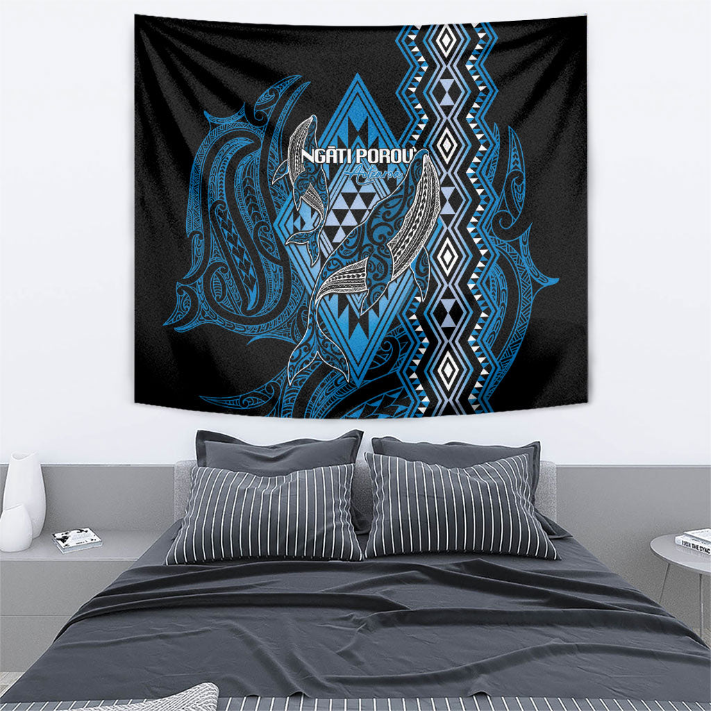 Aotearoa Iwi Ngati Porou Tapestry NZ Maori Humpback Whale Taniko Motifs