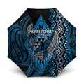 Aotearoa Iwi Ngati Porou Umbrella NZ Maori Humpback Whale Taniko Motifs