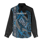 Aotearoa Iwi Ngati Porou Personalised Women Casual Shirt NZ Maori Humpback Whale Taniko Motifs