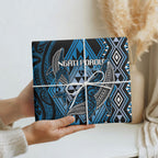 Aotearoa Iwi Ngati Porou Wrapping Paper NZ Maori Humpback Whale Taniko Motifs