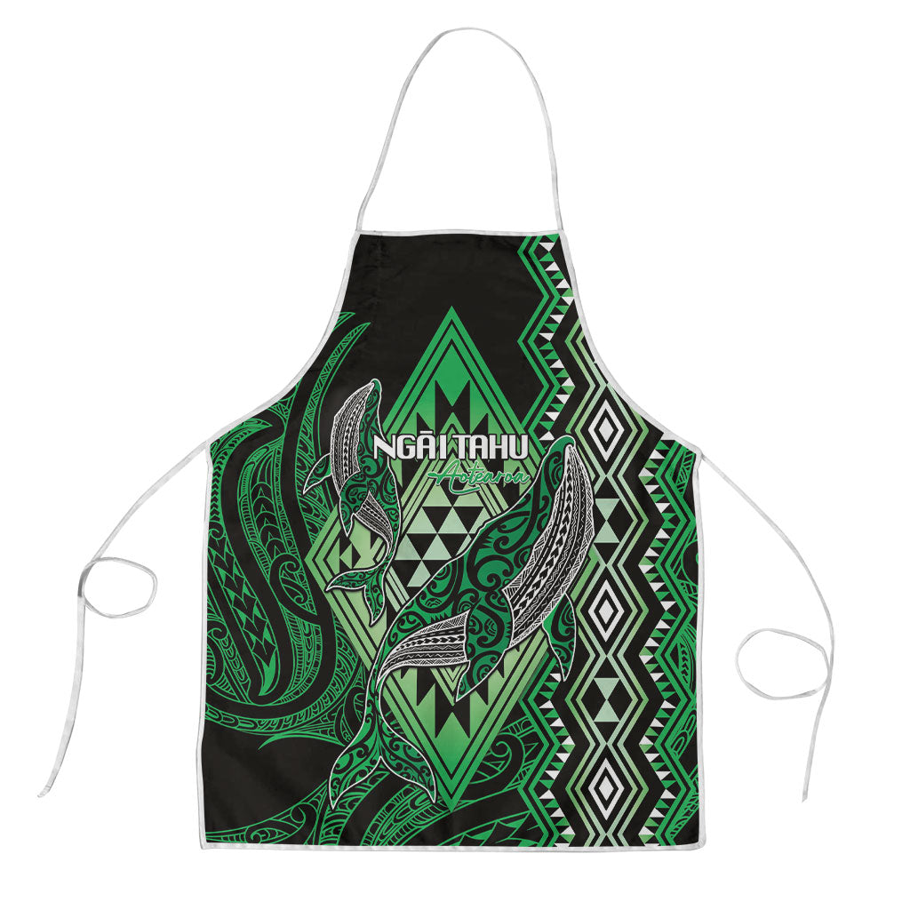 Aotearoa Iwi Ngai Tahu Apron NZ Maori Humpback Whale Taniko Motifs