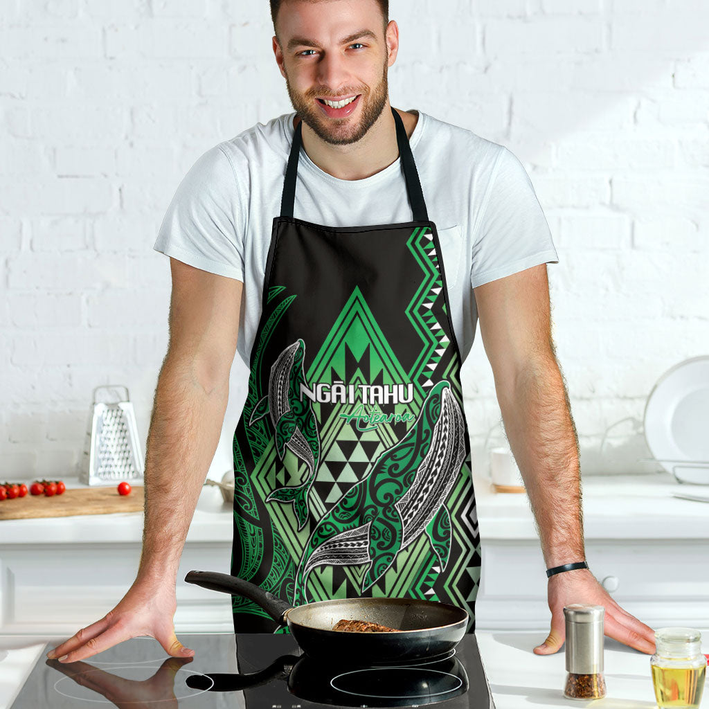 Aotearoa Iwi Ngai Tahu Apron NZ Maori Humpback Whale Taniko Motifs