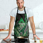 Aotearoa Iwi Ngai Tahu Apron NZ Maori Humpback Whale Taniko Motifs
