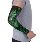 Aotearoa Iwi Ngai Tahu Personalised Arm Sleeves NZ Maori Humpback Whale Taniko Motifs