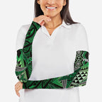 Aotearoa Iwi Ngai Tahu Personalised Arm Sleeves NZ Maori Humpback Whale Taniko Motifs