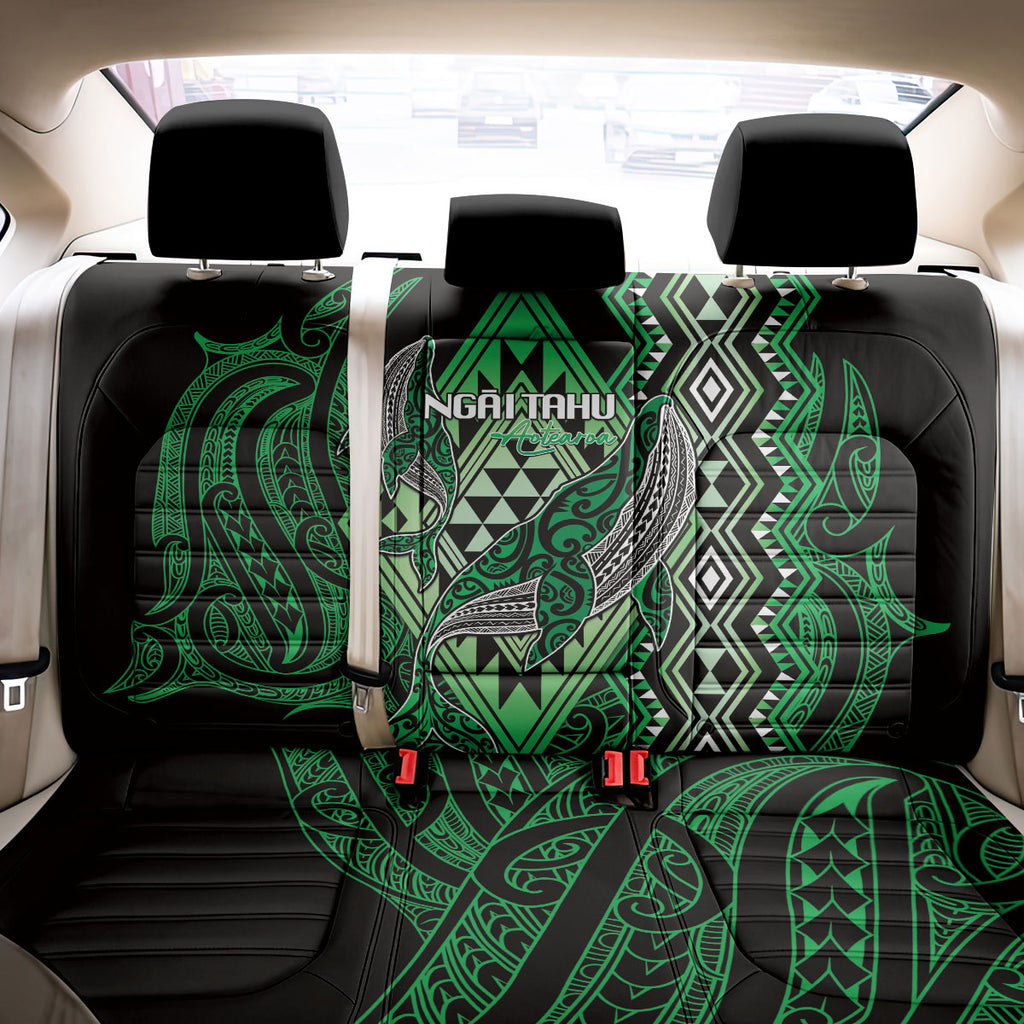 Aotearoa Iwi Ngai Tahu Back Car Seat Cover NZ Maori Humpback Whale Taniko Motifs