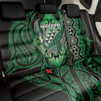 Aotearoa Iwi Ngai Tahu Back Car Seat Cover NZ Maori Humpback Whale Taniko Motifs