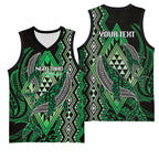 Aotearoa Iwi Ngai Tahu Personalised Basketball Jersey NZ Maori Humpback Whale Taniko Motifs